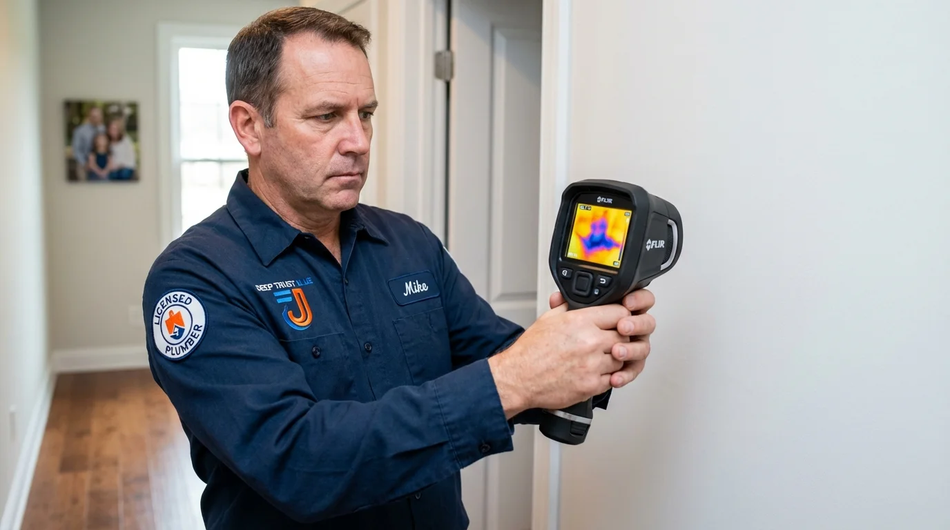 Thermal imaging leak detection by Johns Plumbing LLC in Amarillo